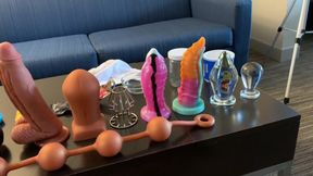 Anal wreckage with huge butt plugs and toys