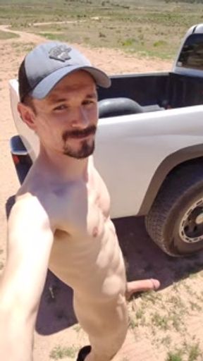 DIRTY BRO CAUGHT &amp; CUMS OUTDOORS