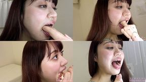 [Premium Edition]Yukino Nagasawa - Showing inside cute girl's mouth, chewing gummy candys, sucking fingers, licking and sucking human doll, and chewing dried sardines mout-177-PREMIUM - 1080p