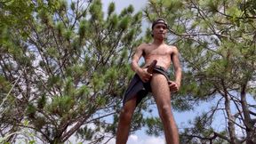 Exhibitionist Gets Naked in the Middle of the Mountain