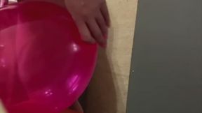 Nastya balloons pops with sexy teen ass 25 balloons
