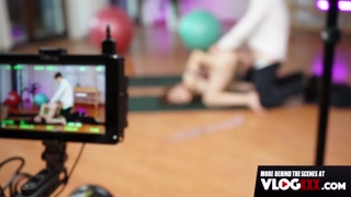 Yoga Date With Mina Von D BTS