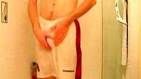 Showering in shorts