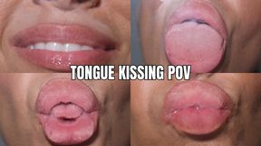 Tongue kissing POV - OnlyVanessa