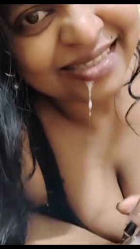 My stepsister refused to sucking her boyfriend, so sister sucked my and drank too.   Clip 1
