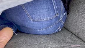 Farting Under Blanket in Jeans