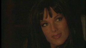 Lusty brunette model Missy is sucking a big dick in the car
