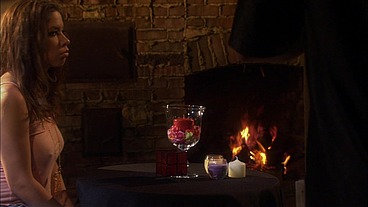 Haley Paige Lets Cheynne Collins Plow Into Her By The Fireplace
