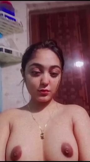 Fit Indian couple shares a steamy kiss