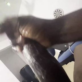 African Long Dick Student Cum for His Roommate