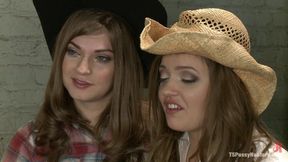 Stiff Competition TS Tiffany Star Fucks the Living Cow Girl Hell Out of a Hot Southern Girl