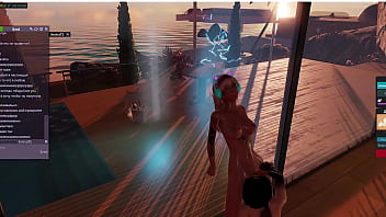 Porno sex two tranies in game