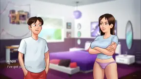 Huge Monster Cock Anon and Boobed Jenny Enjoy Summertime Sex Toy Fun