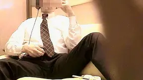 Japanese Gay Stud Can't Resist – Masturbating His Fat Hard Cock