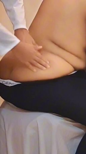 Stepson Help me to Massage my Pain Body Then He Touch My Boobs &amp; Fuck Me Behind massaging my figure   Clip 1