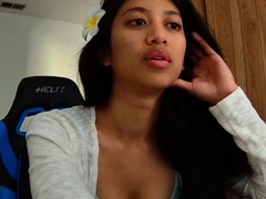 Amateur blondie solo anal masturbation