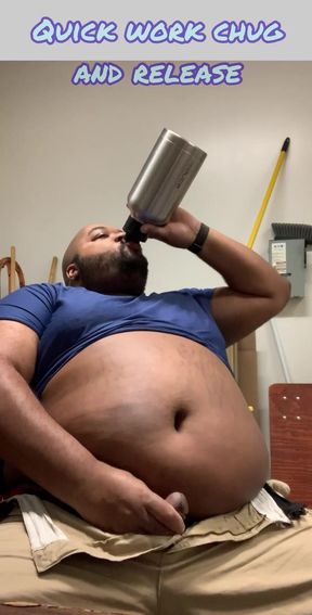 Quick work chug and release Tummy Tuesday edition