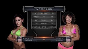 agatha delicious vs daisy ducati 2 female wrestling
