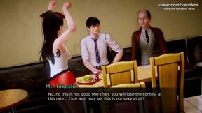 [Gameplay] Waifu Academy | Beautiful 18yo Petite Slim Teen Shows Off Her Perfect A...