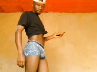 MASSIVE EBONY SCHLONG FILLING THE PANTIES