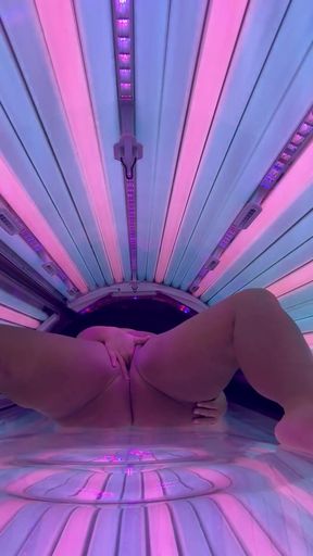 Fingered Myself on the Sunbed