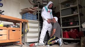712 fetish and foot domination with friends badboys in jogging