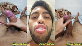 cum inside a condom, d. the cum and cum a second time - camilo brown