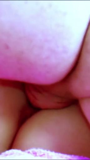 French amateur Kthylee gets her ass fucked hard in front of the tv   Clip 3