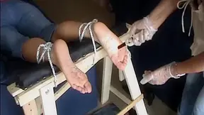 Extreme foot fetish and feet needle bdsm