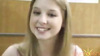 Outside Place Sex! Goddess Blonde Sunny Lane Bends Over Inside Hospital Room!