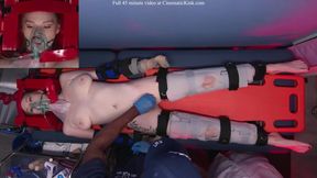 Paramedic Destroys Bound Riah Lynn Cunt with Sperm Insemination Gushers