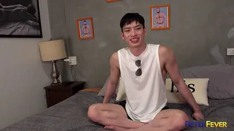 Sam Vu gets naked and horny during his explicit interview