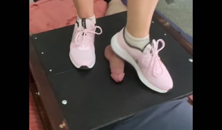 CBT in my pink Nike trainers.