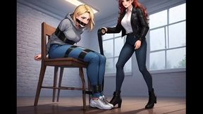 Bondage Confessions #380B: Unyielding Black Tape (Animated)