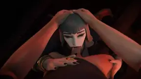 Sexy Asian girl cartoon in slutty 3D animation