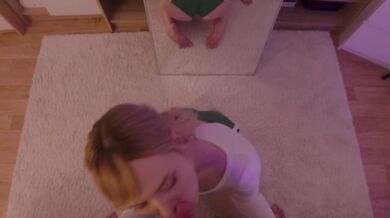 Step sis begs for anal after too much hentai leaves her dripping