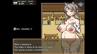 Impregnate my harem farm [ BREEDING HENTAI game ] Ep.28 cowgirl raw fucking got her PREGNANT !