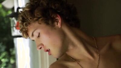 Cute and sexy twinks blow each other and fuck in nature
