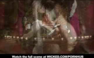 Young Latina Brunette's Wicked Threesome Orgy with Toys
