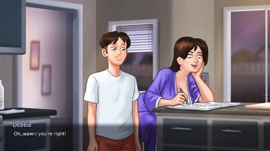 Sommertime saga | My Hot Stepmom with Hot scenes in Gameplay [18+] part 1