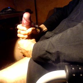 my big cock in solo action