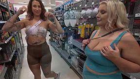 alexis down under x kiki isobel public car park throatpie and cumswap