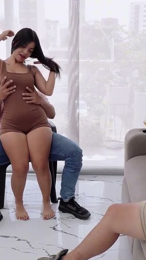 good with my brother-in-law in my boyfriend&amp;#039;s bed when he left   Clip 1