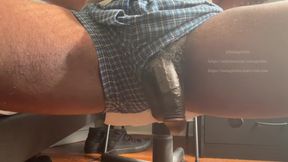 Swinging Big Black Soft Cock