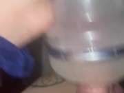 Sexy gamer Trans girl using fleshlight to cum Live on onlyfans Jadejameson420
