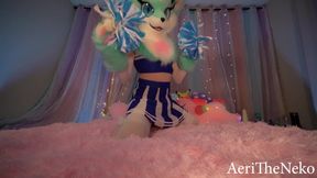 Furry Femboy Cheerleader Neko Drains Balls Gushing Monster Cum Ts Yiff