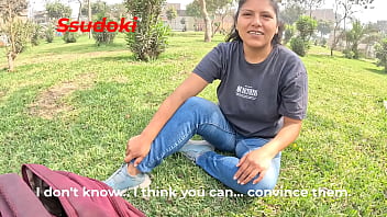 Latina milf deepthroats and fucks in lingerie