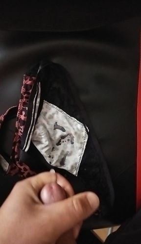 I cum on my girlfriend's thong