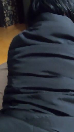 Milfycalla Face Fucking, Doggystyle and Cumming Over My Long Black Winter Jacket 183