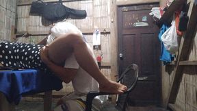 Blowjob Challenges Between Stepmother and Stepson Ends with Fresh Cum on the Tits of the Sweet Hot Stepmother